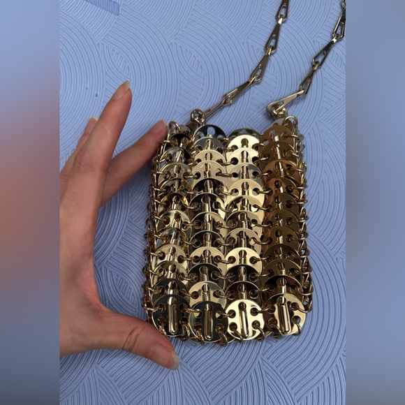 Paco Rabanne 1969 Mini Gold Bag - Picture 13 of 14